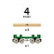 thumbnail image 5 of Set de tren de juguete BRIO World Lumber Loading Wagon 33696, color verde, 5 of 5