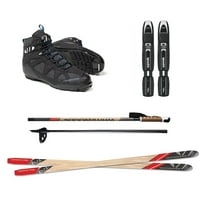 Whitewoods WHITETAIL (Metal Edge) Backcountry Cross Country NNNBC Ski Package