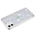 thumbnail image 5 of For iPhone 11 Case,Cute Glitter Bling Twinkle Stardust with Drop Protection Shockproof Soft TPU Slim Flexible Phone Case Girls/Women Protective case for iPhone 11,Anti Scratch,White, 5 of 6