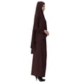 thumbnail image 3 of Gamivast Islamic Clothing for Women Long Overhead Hijab & Skirt Prayer Sets Solid Soft Modest Abaya Jilbab Ramadan Eid Namaz Middle East Robe 2 Piece Sets, 3 of 4