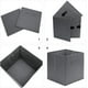 thumbnail image 2 of Juego de 4 cajas de almacenamiento plegables de tela con asas, cubos de almacenamiento y cajón organizador de tela para armario y juguetes., 2 of 5