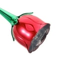 thumbnail image 3 of RENACLIPY Verre à Vin en Plastique Rouge Réutilisable en Forme de Rose avec Finition Électroplaquée, 3 of 8