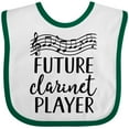 thumbnail image 3 of Inktastic Future Clarinet Player Music Boys or Girls Baby Bib, 3 of 4