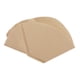 thumbnail image 1 of Filtro de café de fibra natural ANGGREK 100 piezas 4 tazas filtración uniforme, 1 of 8