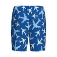 thumbnail image 5 of Fotbe Airplanes in the Sky Pajama Shorts for Men, Men's Pajama Bottoms, Sleepwear,Short Pajama Pants-Small, 5 of 9