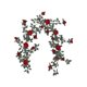 thumbnail image 2 of Flores artificiales, flores falsas, flores de imitación, juego de regalo para mujer, rosa artificial, caña, tubo de techo, ratán, cubierta decorativa, envuelta, colgante de pared, tiras de rosas falsa, 2 of 7