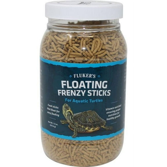 Flukers 70132 7.5 oz Floating Frenzy Sticks for Aquatic Turtles