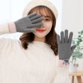 thumbnail image 3 of Women's Gloves Mittens Men Women Ski Mittens Winter Keep Warm Knitting Windproof Waterproof Golves Outdoor Riding Mittens, Women's Accessories Gloves Mittens, 3 of 3