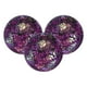 thumbnail image 1 of Uxcell Paquete de 3 Bolas Decorativas para Cuencos, Bolas de Vidrio Mosaico de 2.4 Pulgadas para Decoración del Hogar/Mesas de Comedor [Morado], 1 of 7