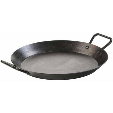 

Lodge Cast Iron 15 Carbon Steel Skillet CRS15 with double loop handles