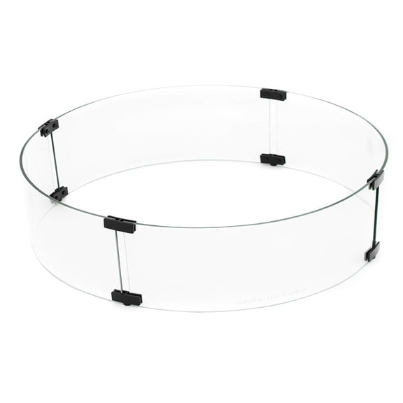 AZ Patio Heaters Glass Wind Screen - 22" Round