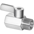 thumbnail image 1 of Shower Head Shut Off Valve, 304 Stainless Steel Mini Ball Valve NPT Thread(1/2Inch Male x 1/2Inch F, 1 of 5