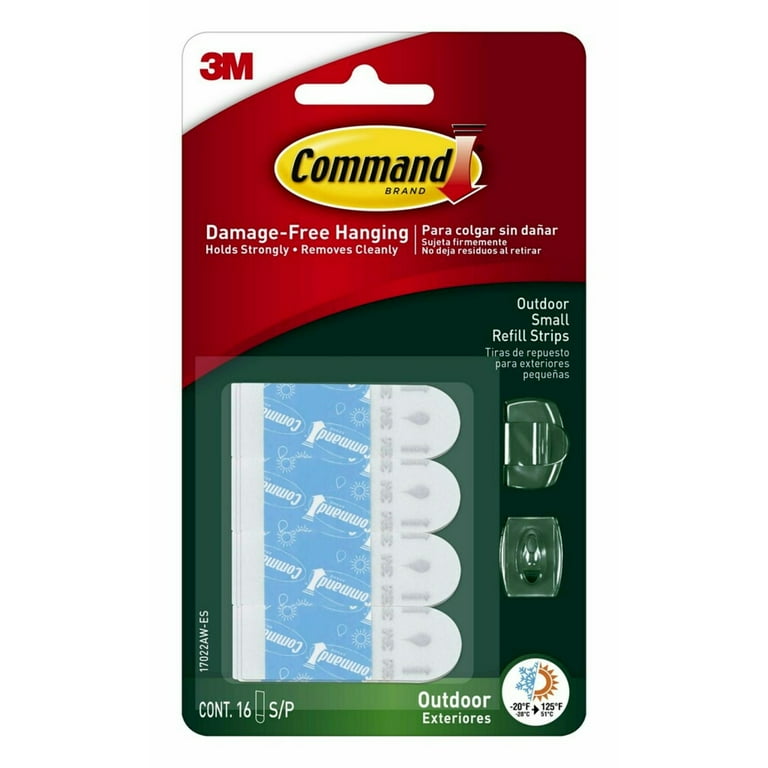 Command Refill Strips, White, Small, 20 Strips/Pack Command Refill Strips, White, Small, 20 Strips/Pack