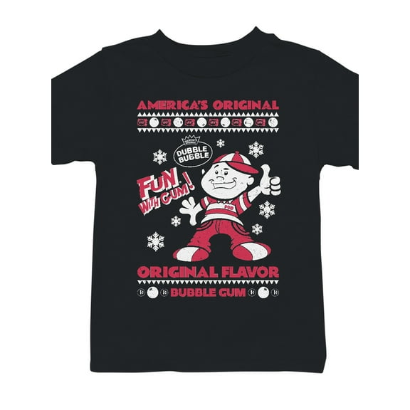 Officially Licensed Dubble Bubble Fun with Gum Poster Youth's T-shirt