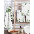 thumbnail image 2 of Sage Green Eucalyptus Kitchen Dish Towels for Drying Dishes Set of 4, Watercolor Spring Weeping Botanical Waffle Weave Microfiber Hand Tea Bathroom Towels Quick Dry & Absorbent Towel 15.7x23.6, 2 of 7