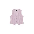 thumbnail image 2 of Forever 21 WGA Stretch Denim Vest With Rhinestone Front, Color-Pink, Size-Xl, 2 of 5