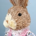 thumbnail image 5 of Desktop Decor,Easter Simulation Bunny Home Garden Bunny Decoration Creative Straw Bunny, 5 of 8