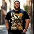 thumbnail image 2 of Halloween T Shirt Big & Tall Men Shirts Funny Graphic Short Sleeve Plus Size Tee Tshirts 2XL T0 5DLV 017, 2 of 8