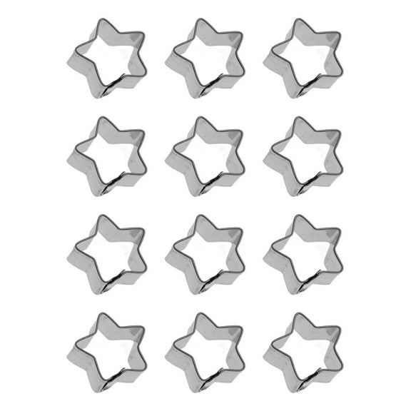 Mini Star Dozen Cookie Cutters 1.25 inches/each O1340-W12 - The Cookie Cutter Shop - Tin Plate Steel