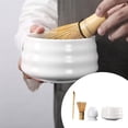 thumbnail image 3 of 4 Unids / set de r de Té de Estilo Japonés Hogar para de Tazón de té blanco Sunnimix Soporte de batidor Matcha, 3 of 8