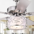 thumbnail image 3 of Warehouse of Tiffany Swerl 52-inch 1-Light Lighted Ceiling Fan with Multi-Layered Shade Remote Controlled, 3 of 6