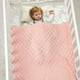 thumbnail image 2 of Manta Celular de Algodón Neiwech para Bebé, Manta Tejida para Envolver, Para Cuna, Baby Shower, 40 x 30 Pulgadas Rosa, 2 of 7