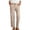 Khaki, variant on Admvng Women's Cotton and Linen Pants Straight Leg Casual Summer Office Trousers with Pockets