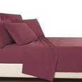 thumbnail image 4 of Fifth Avenue Home 'Burgundy' Queen Size Bed Sheet Set, 4 of 6
