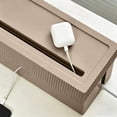 thumbnail image 4 of Lenkho Cable Management Box, Large Capacity Cord Organizer Storage Box, Dustproof Wire Hider for Desk, Home and Office Charger Management, 4 of 6