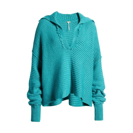 Free People Marlie Pullover Sweater In Mar Chiqutia - XL