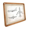 thumbnail image 3 of 16x22 Framed Linen Art - Plane, 3 of 5