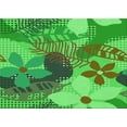 thumbnail image 1 of Ahgly Tapis Rectangulaire Lavable en Machine Intérieur Transitionnel Vert Néon, 2 Pieds x 4 Pieds, 1 of 7