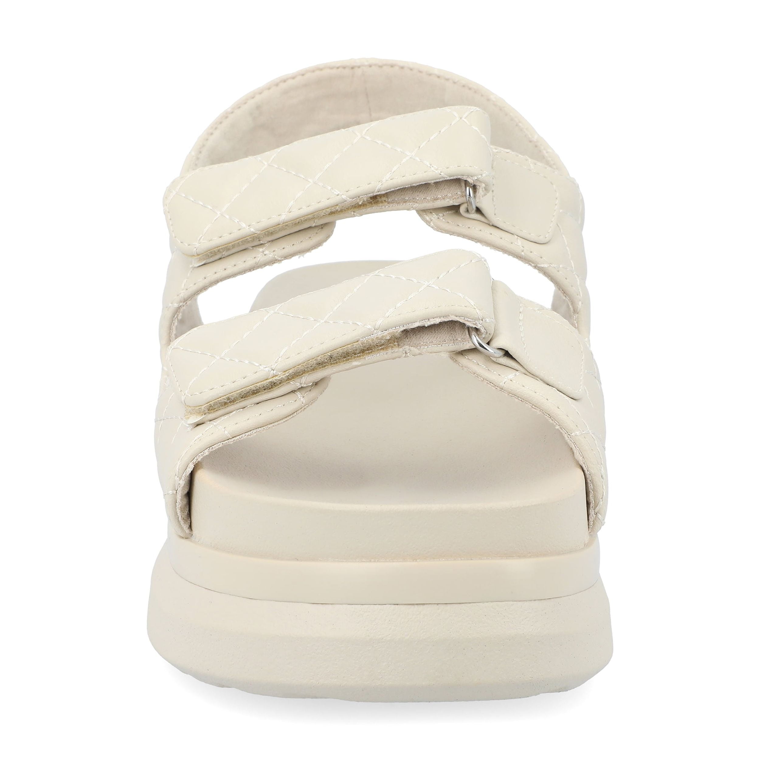 Journee Womens Debby Hook and Loop Platform Sport Sandals
