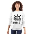thumbnail image 3 of I Like Big Boats and I Cannot Lie Unisex Plus Fleece Graphic Sweatshirt Brisco Brands 5X, 3 of 5