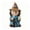 Blue, variant on Solid Resin Witch Statue with Broom & Handbag, Vintage Witch Tabletop Ornament Figurine, Spooky Fall Decor for Indoor Shelf Mantel Halloween Party Home Decoration, Red
