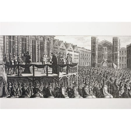 The Execution of King Charles I of England. After A Contemporary Print