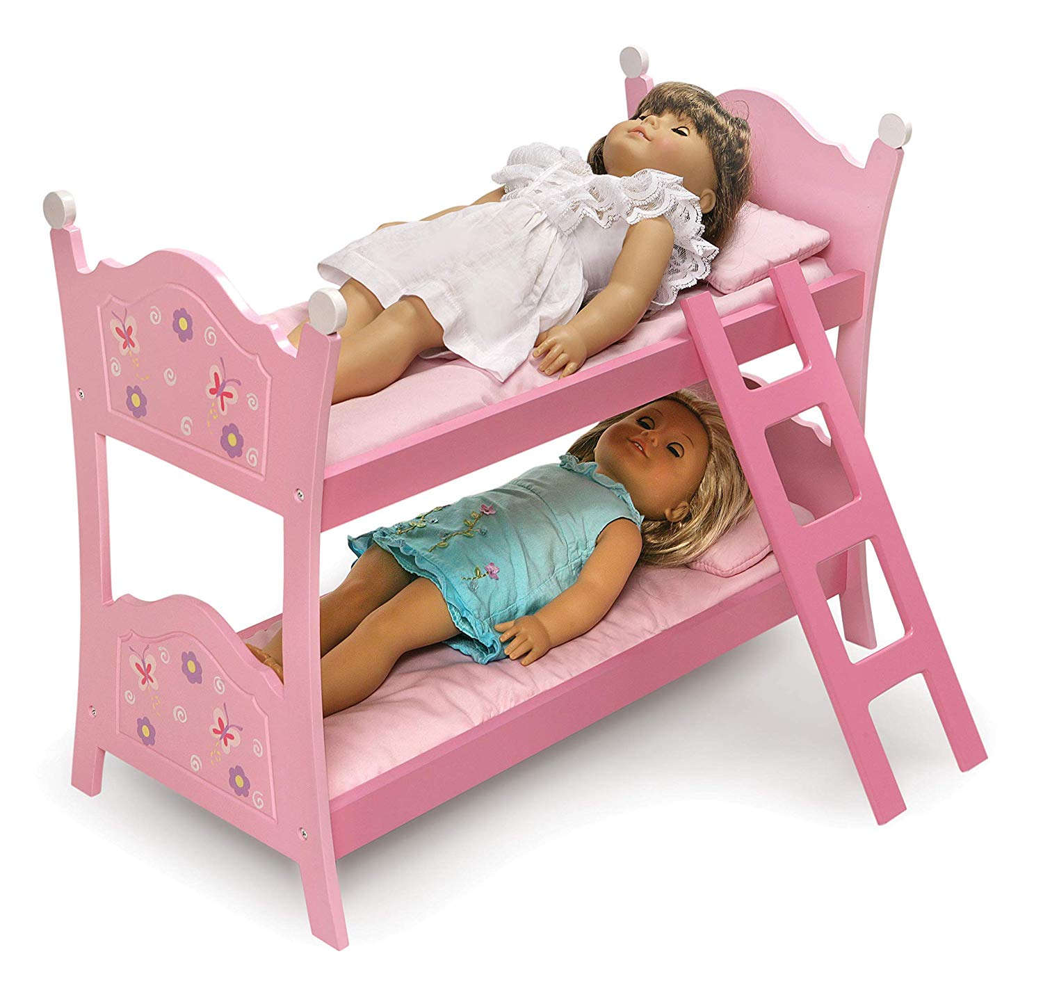 Blossoms and Butterflies Doll Bunk Bed-Material:100% Polyester Fabric - image 3 of 3