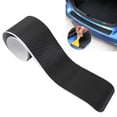 thumbnail image 4 of MYG Car Rear Bumper Trunk Protector Trim Sticker Carbon Fiber 90CM, 4 of 8