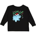 thumbnail image 3 of Inktastic I Want a Hippopotamus for Christmas Hippo in Santa Hat Boys or Girls Long Sleeve Toddler T-Shirt, 3 of 5