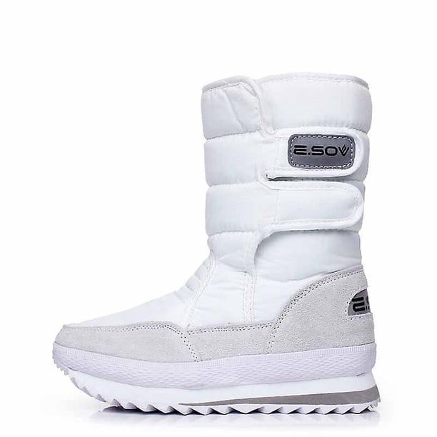 ECELEN Botas de nieve para hombres y mujeres del mismo estilo más botas de algodón antideslizantes impermeables cálidas de terciopelo 2022 invierno nuevo THFRU22-Blanco-44 Bolígrafo Bolígrafo Bolígrafo de papelería