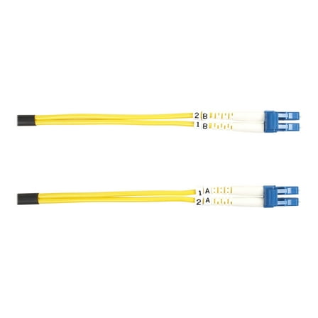Black Box 6.5ft Single-Mode Value Line Patch LC-LC Fiber Optic Cable - Yellow
