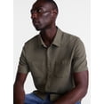 thumbnail image 4 of George Men's Waffle Knit Shirt with Short Sleeves, Sizes S-5XB, 4 of 5
