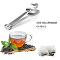 thumbnail image 5 of Stainless Steel Tea Bag Squeezer Teabag Tong Holder Clips Stainless Steel Herb Grip Kitchen Tool Lemon Slice Clip, 5 of 5