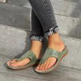 thumbnail image 1 of Sandalias de verano para mujer, chanclas, sandalias informales para mujer, sandalias de playa romanas Wmkox8yii nm10848, 1 of 7