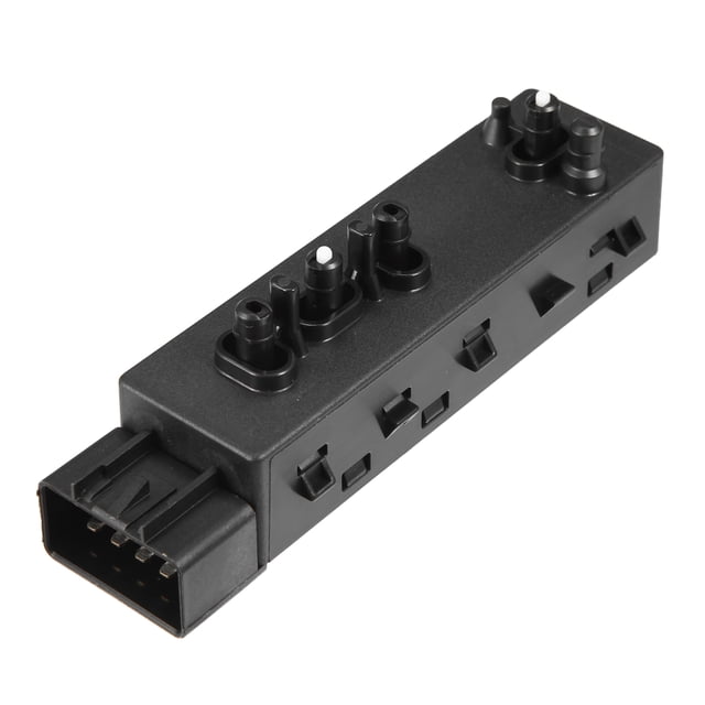 Interruptor de ajuste de asiento eléctrico del lado izquierdo delantero para Chevrolet Equinox 2010-2018 Unique Bargains negro