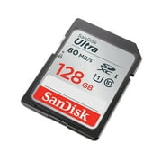 SanDisk 128GB Ultra SXHC UHS-I Memory Card - 80MB/s, C10, Full HD, SD Card - SDSDUNC-128G-GN6IN