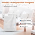 thumbnail image 5 of Repetidor WiFi A18 blanco, paquete de 2, amplificador WiFi AC1200, amplificador de red WiFi, antenas duales, extensor WiFi y punto de acceso, puerto LAN, Fast Ether, 5 of 5