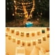 thumbnail image 3 of Guirnalda de fotos, guirnalda de luces para dormitorio, 10 m, 100 LED, soporte para fotos a batería con 60 clips para fotos, decoración de interiores para dormitorio para colgar fotos, blanco cálido, 3 of 8