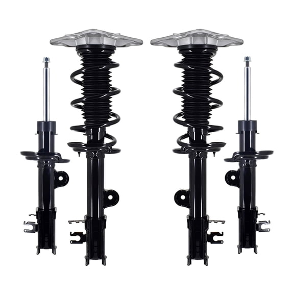 Set of 4 Front Suspension Strut Assembly-Rear Quick Complete Strut-Coil Spring Assembly For 2018-2021 Jeep Compass