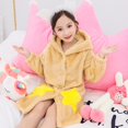thumbnail image 1 of Pijamas de invierno para bebé, bata con capucha de dibujos animados, ropa de dormir para niña y niño, toallas de baño de calidad, ropa de pijamas Albornoz suave para niños, 1 of 4